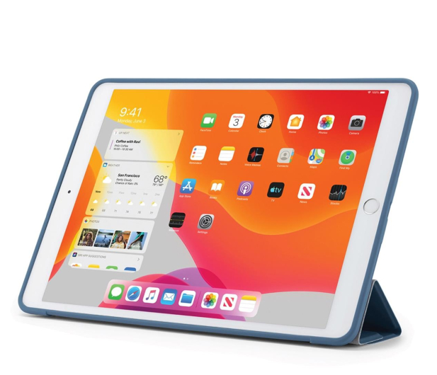 Pipetto Origami TPU do iPad 10.2" (2021/2020/2019) navy blue P052-51-7 - 1185398 - zdjęcie 2